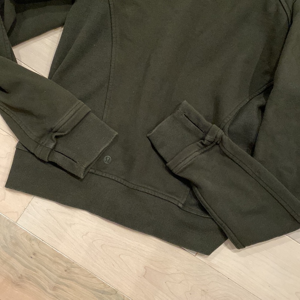 Lululemon Soft Stretch Cotton Basic Olive Green H… - image 8